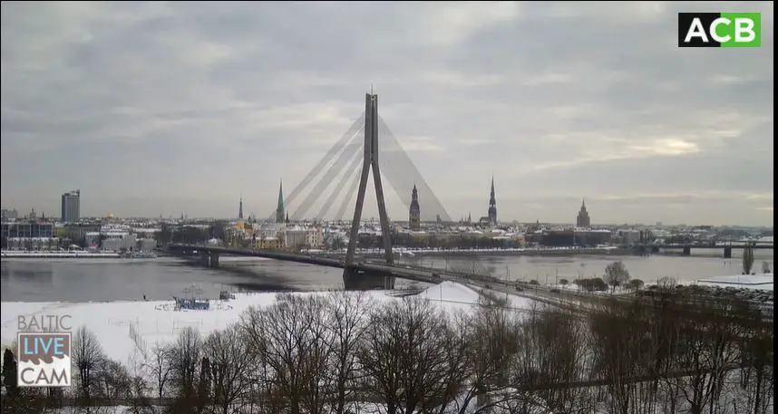Webcam en direct de Riga, Vidzeme, Lettonie