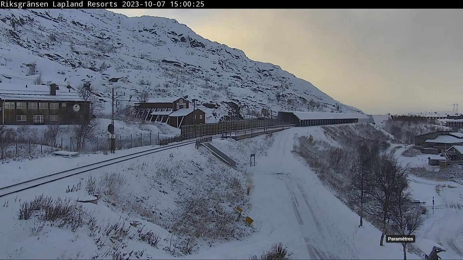 Webcam en direct de Riksgransen, Norrbotten, Suède