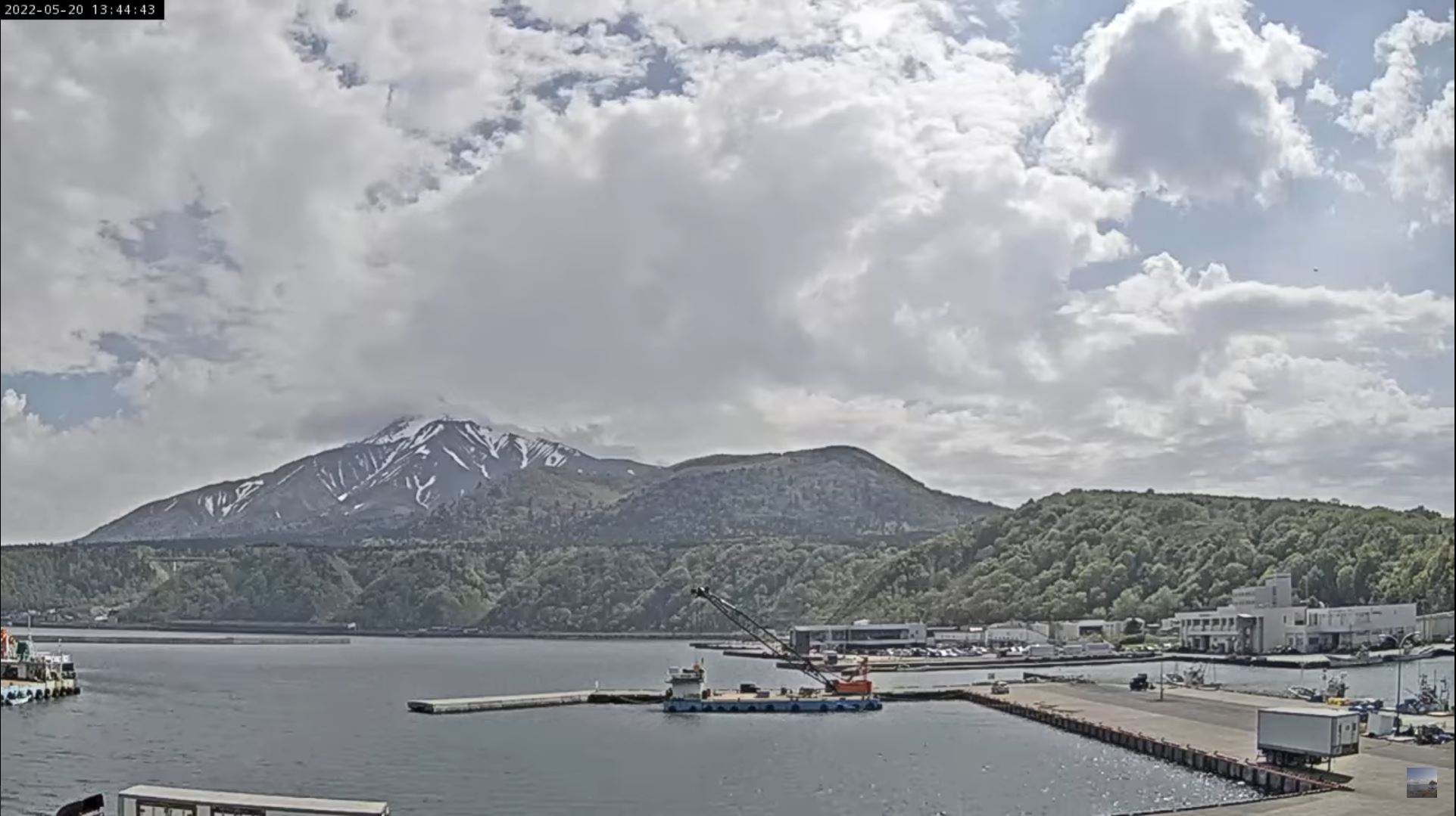 Webcam en direct de Rishiri, Hokkaido, Japon