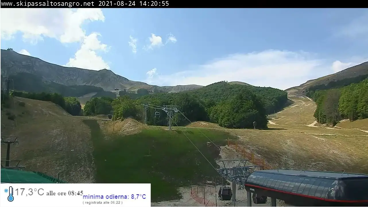 Webcam en direct de Aremogna, L'Aquila, Italie