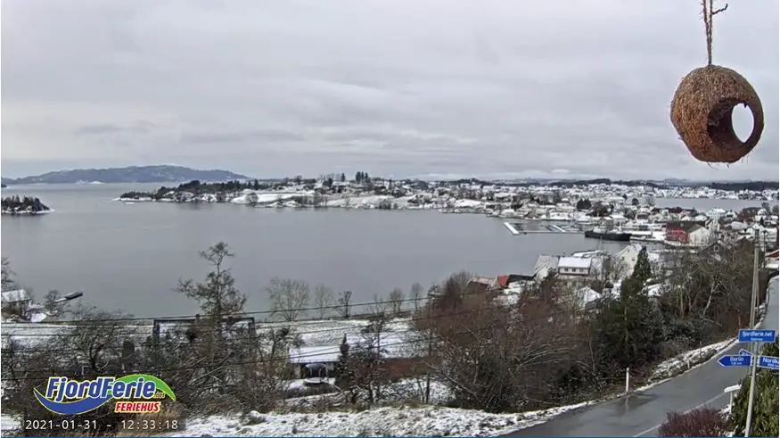 Webcam en direct de Saebovik, Vestlandet, Norvège