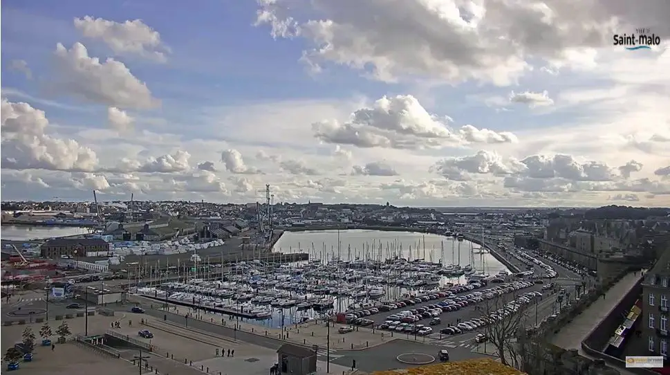 Webcam en direct de Saint-Malo - Le Port, Bretagne, France