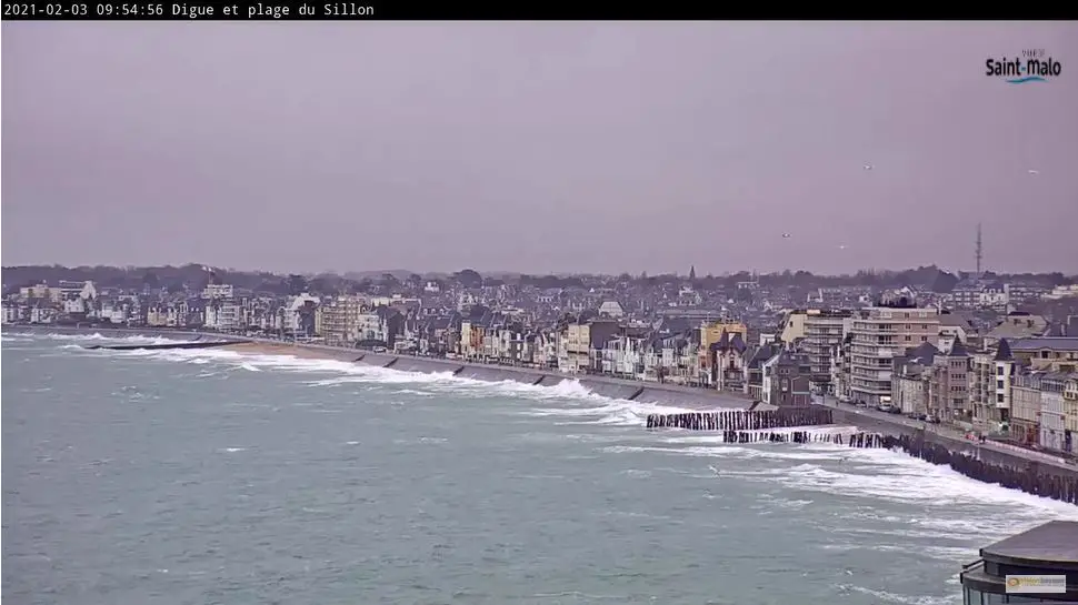 Webcam en direct de Saint-Malo - Les Forts, Bretagne, France