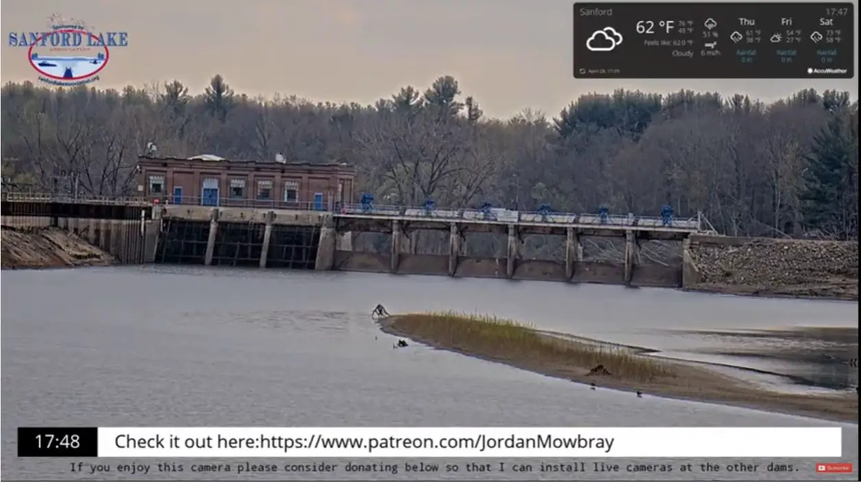 Webcam en direct de Sanford, Michigan, USA