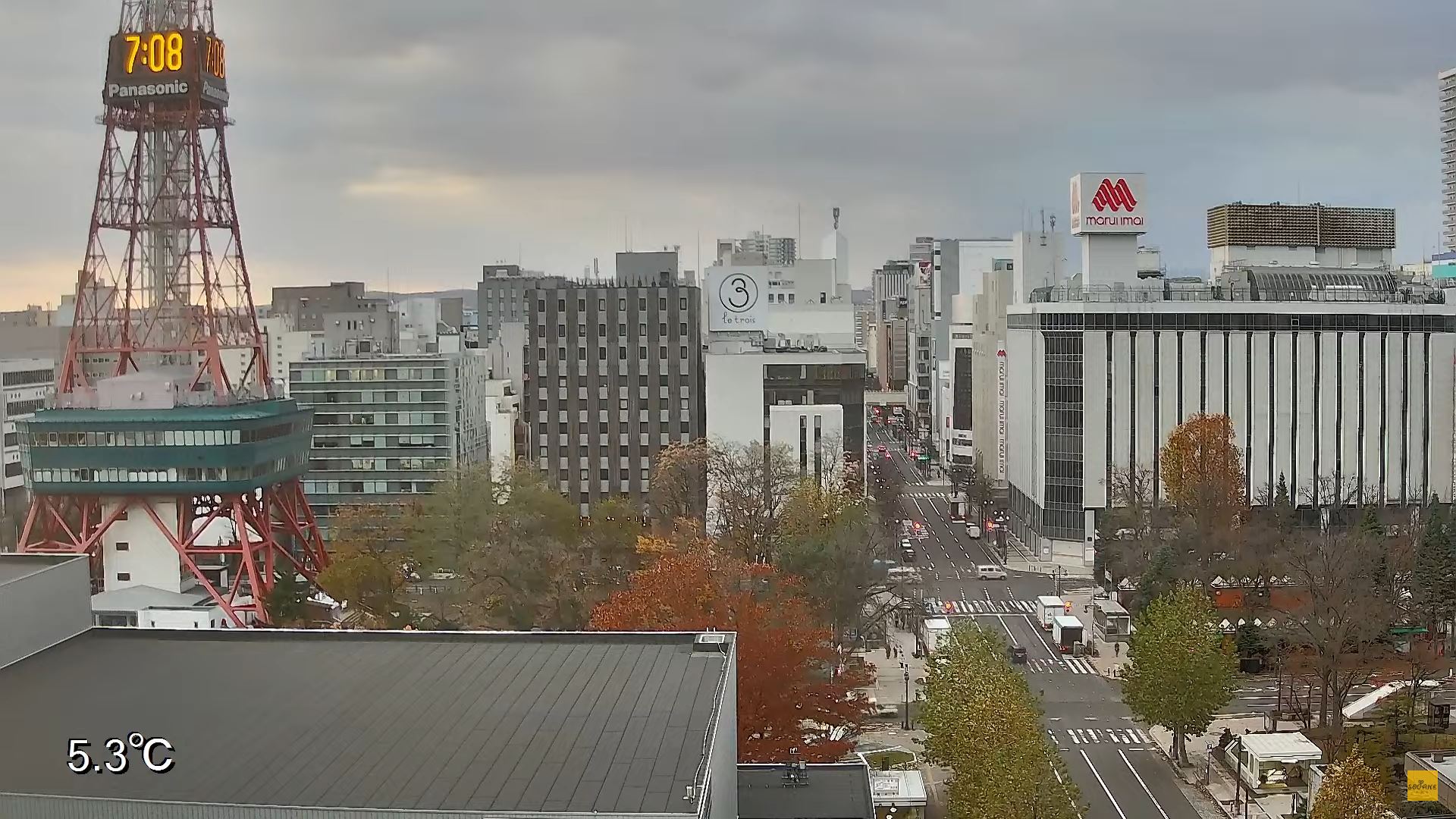 Webcam en direct de Sapporo, Hokkaido, Japon