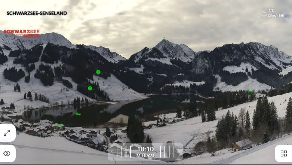 Webcam en direct de Schwarzsee, Fribourg, Suisse