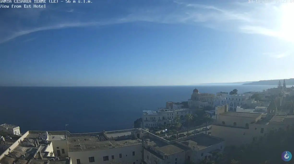 Webcam en direct de Santa Cesarea Terme, Puoilles, Italie