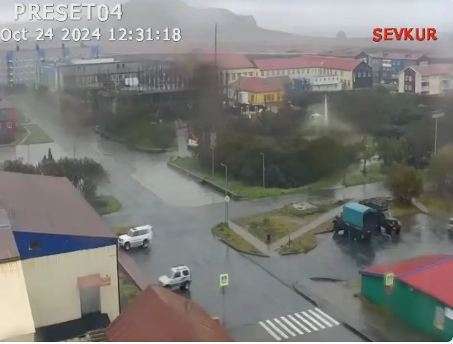 Webcam en direct de Severo Kourilsk, Oblast de Sakhaline, Russie