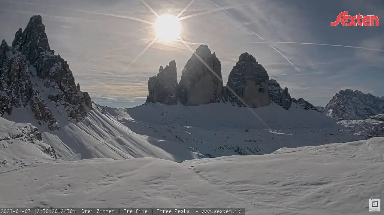 Webcam en direct de Sexten, Sud Tyrol, Italie