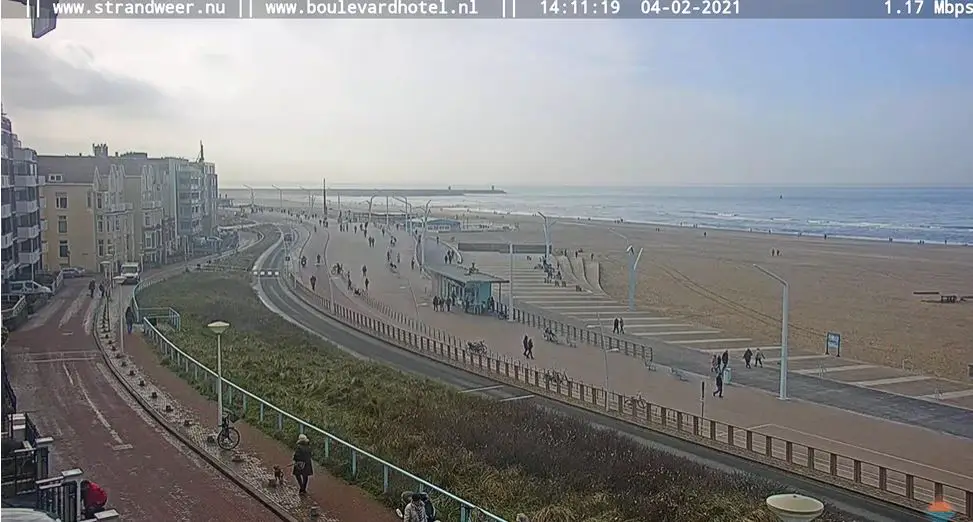 Webcam en direct de Sheveningen, Hollande-Méridionale, Pays-Bas