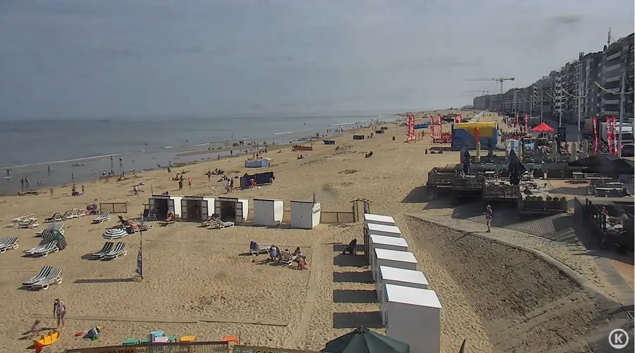 Webcam en direct de Sint Idesbald, Région flamande, Belgique