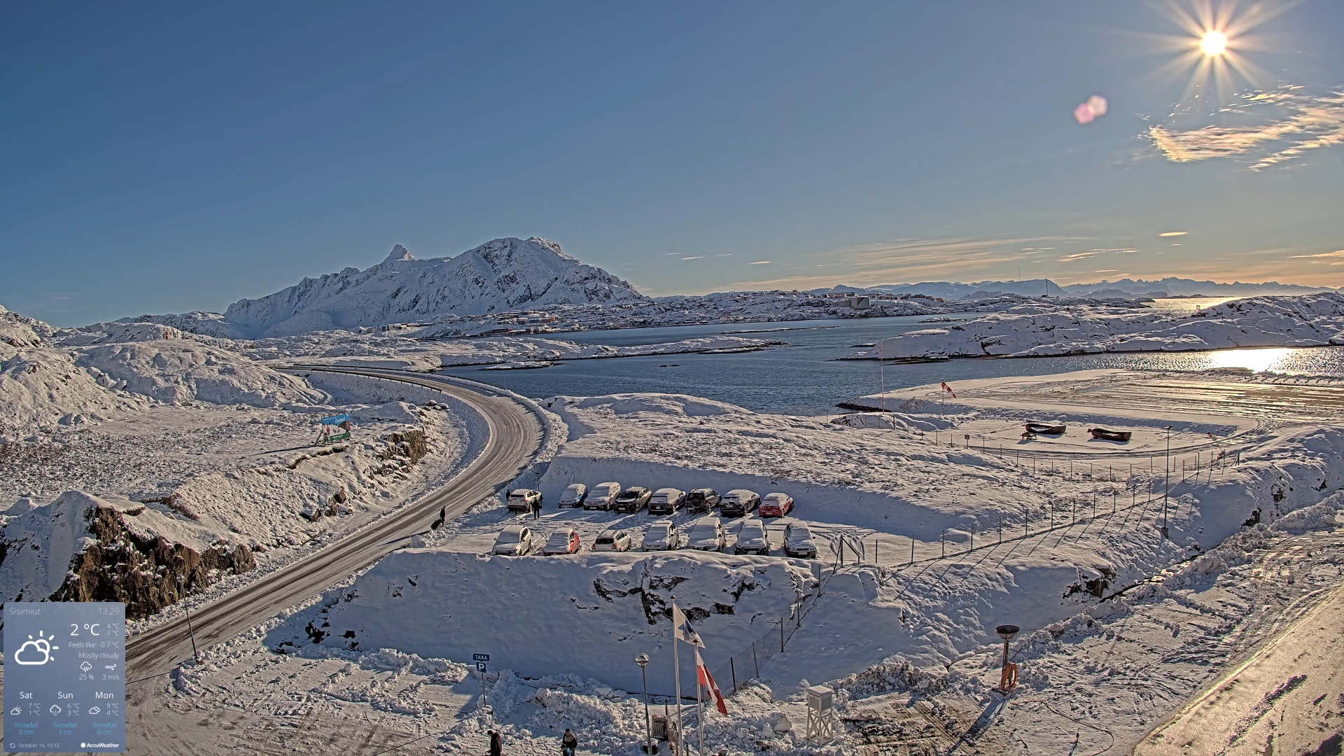 Webcam en direct de Sisimiut, Groenland, Danemark