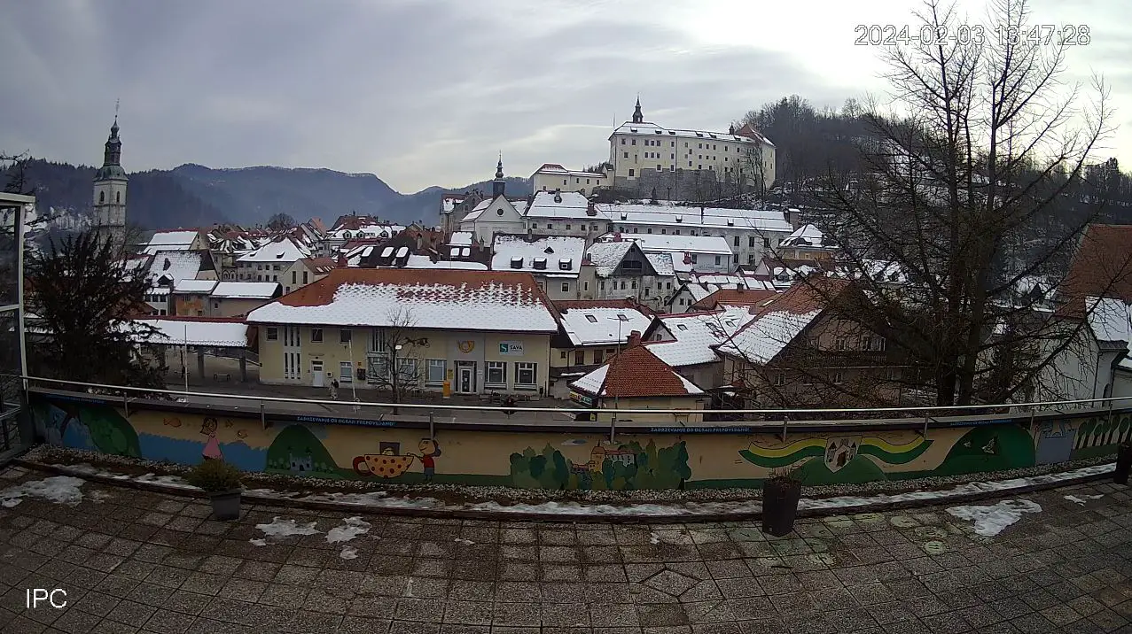Webcam en direct de Skofja Loka, Haute-Carniole, Slovénie