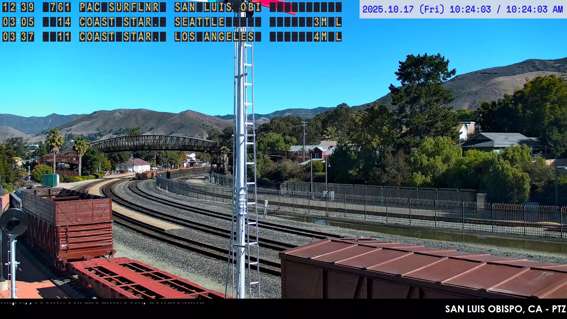 Webcam en direct de San Luis Obispo, Californie, USA