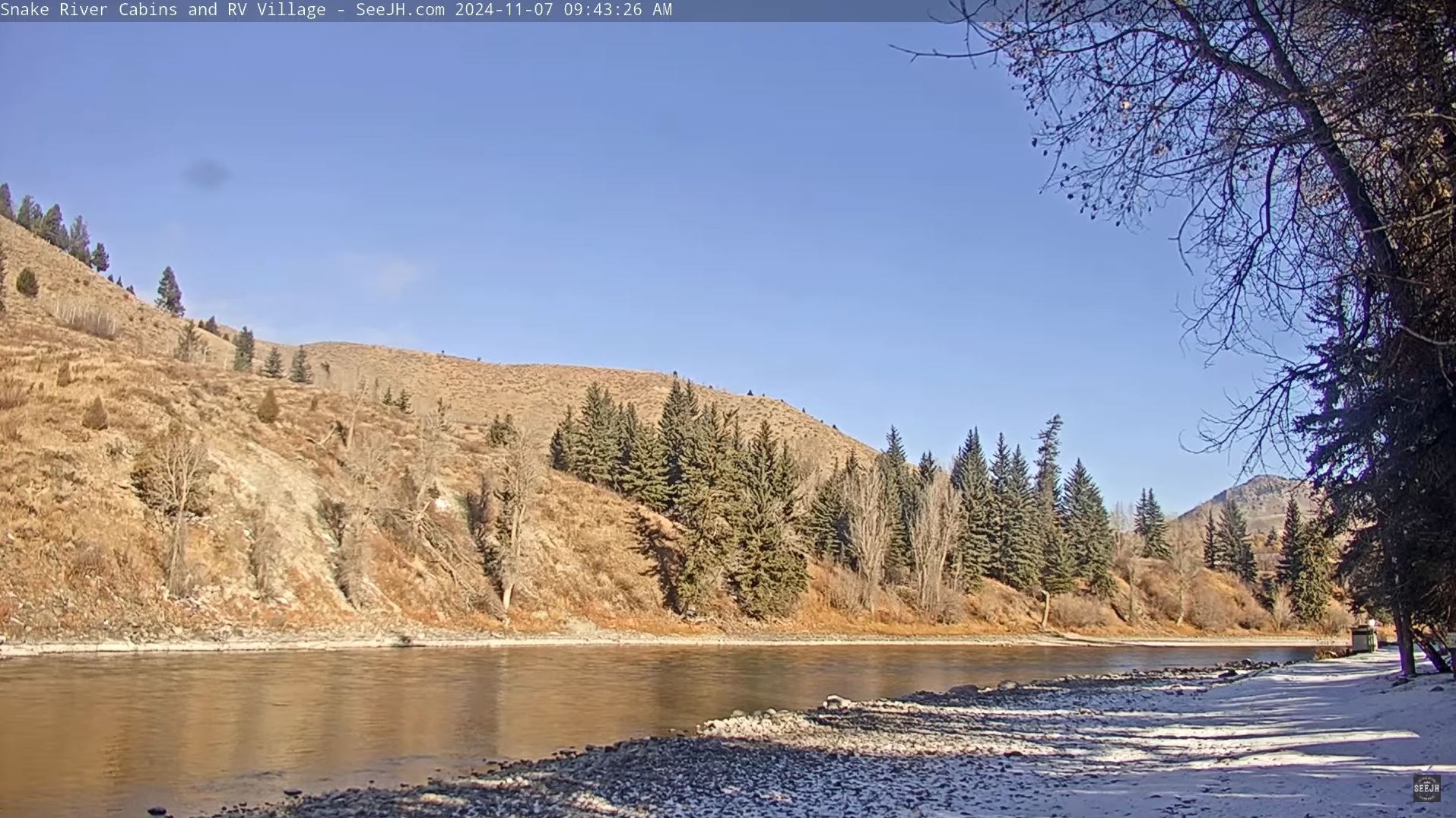 Webcam en direct de Snake River, Wyoming, USA