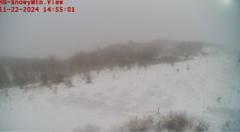 Webcam en direct de Snowy Mountain, Virginie Occidentale, USA