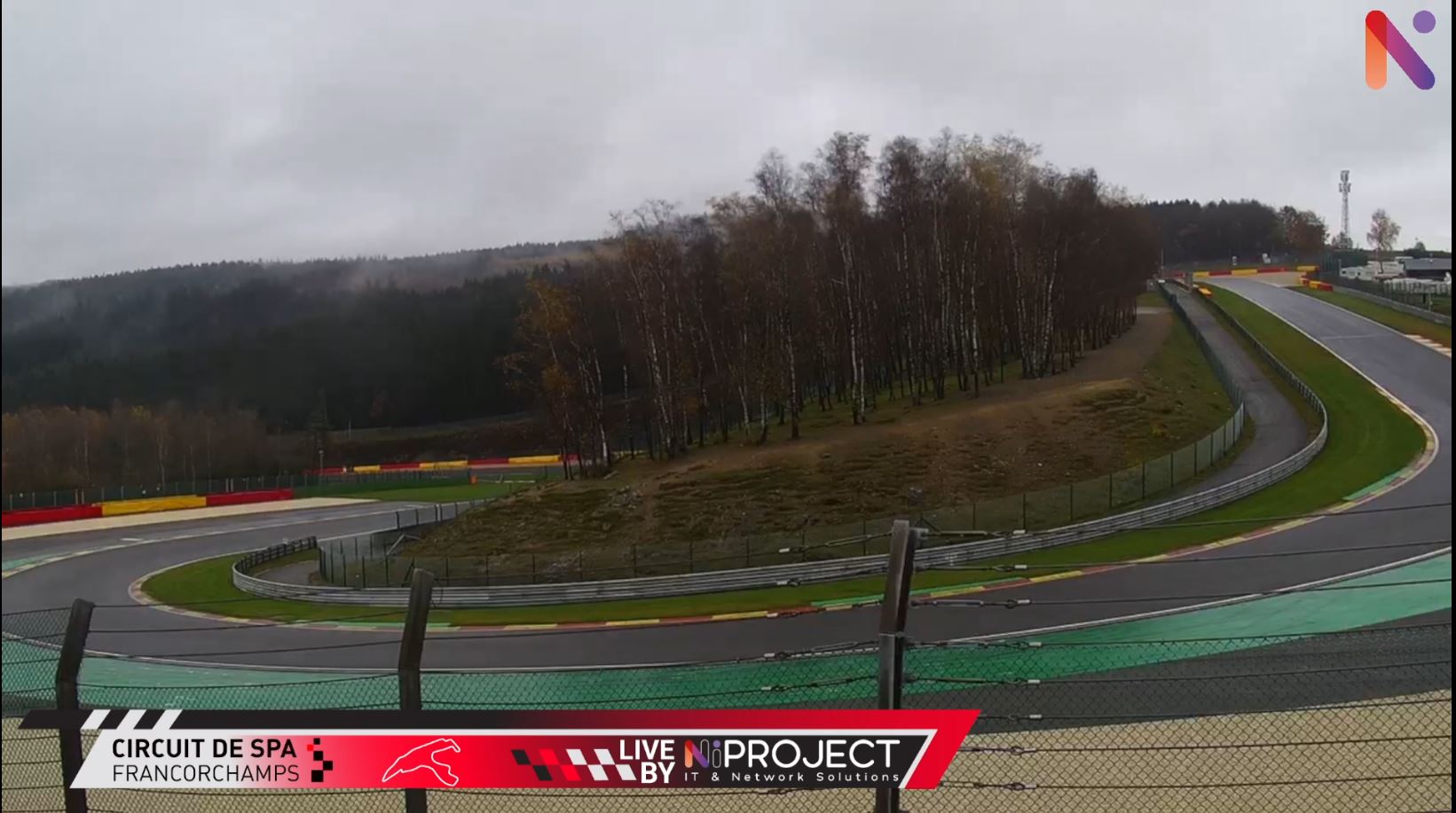 Webcam en direct de Spa-Francorchamps, Ardennes, Belgique