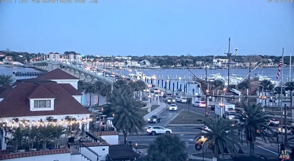 Webcam en direct de St Augustine Beach, Floride, USA