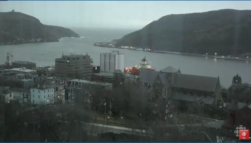 Webcam en direct de St John's, Terre-Neuve-et-Labrador, Canada