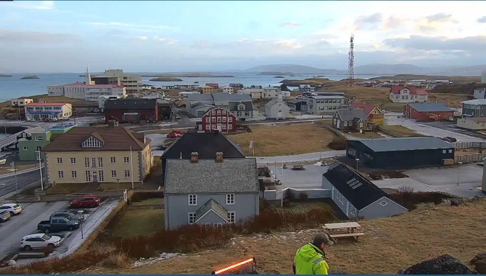 Webcam en direct de Stykkisholmur, Vesturland, Islande