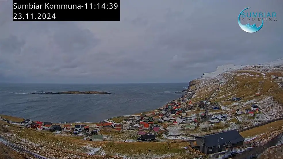 Webcam en direct de Sumbiar, Iles Féroé, Danemark