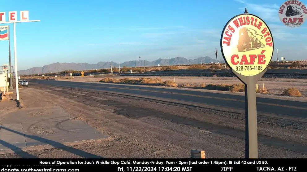 Webcam en direct de Tacna, Arizona, USA