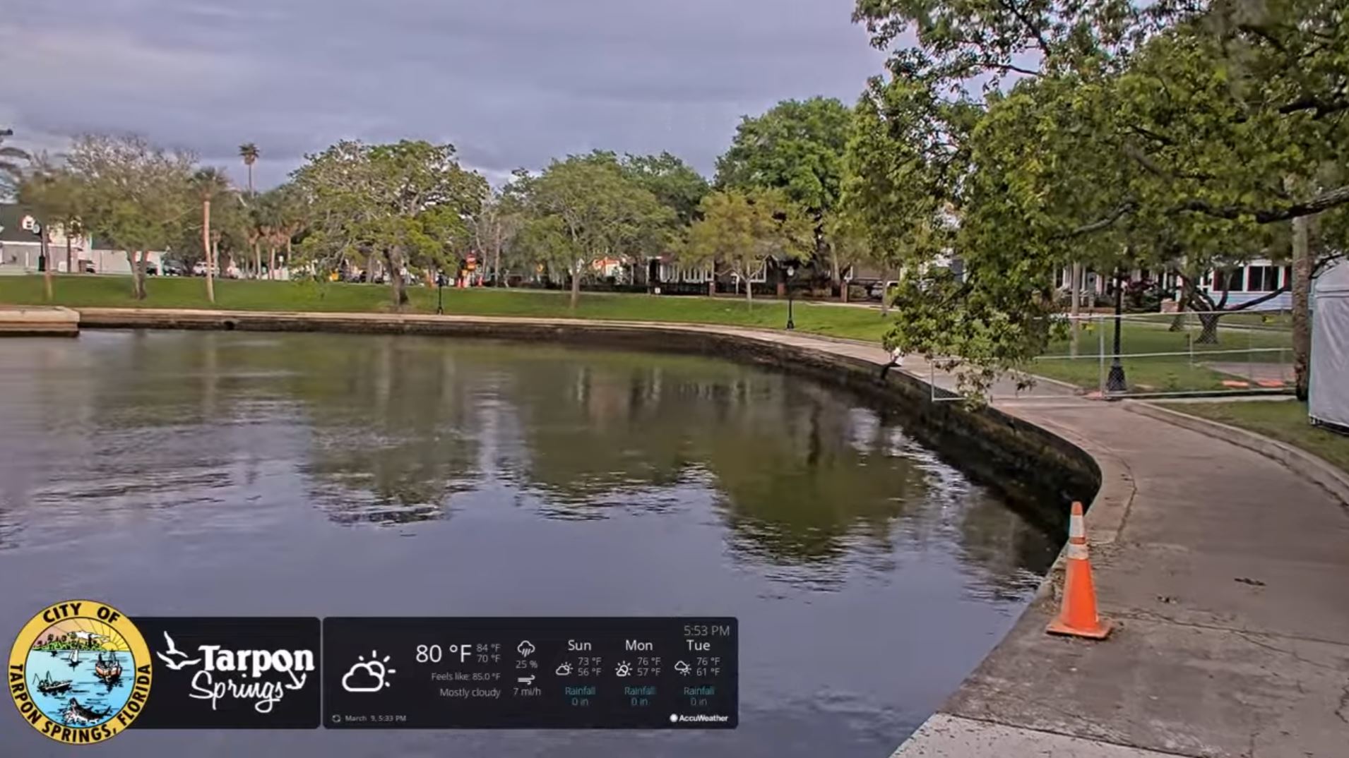 Webcam en direct de Homosassa, Floride, USA