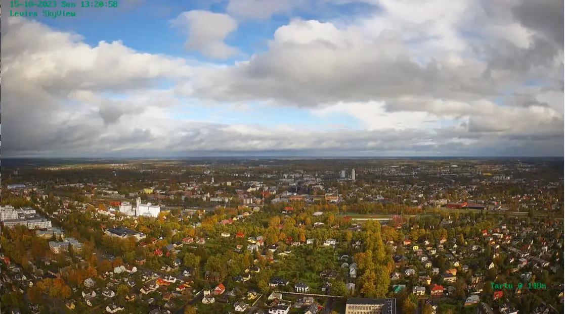 Webcam en direct de Tartu, Tartu, Estonie
