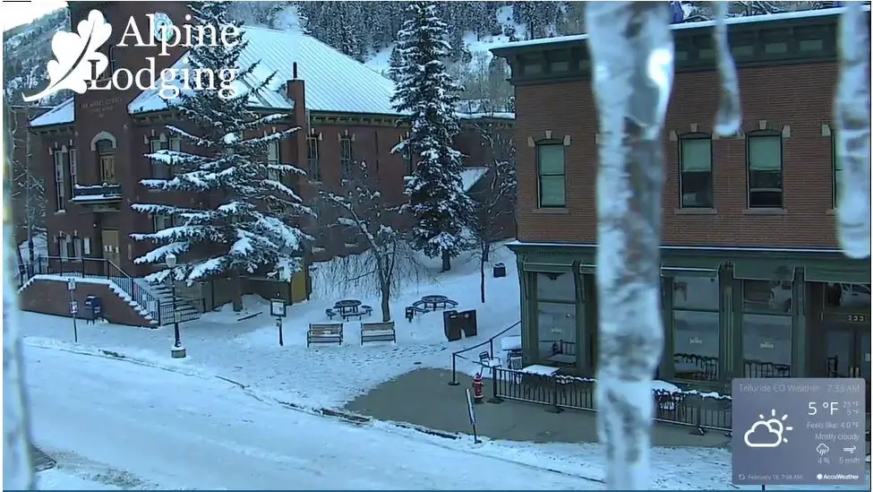 Webcam en direct de Telluride, Colorado, USA