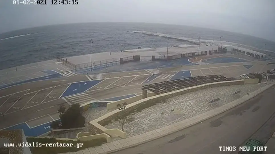 Webcam en direct de Tinos, Tinos island, Grèce