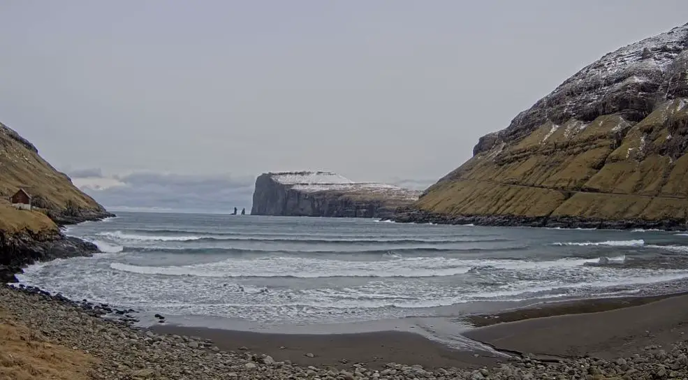 Webcam en direct de Tjornuvik, Île Féroé, Danemark