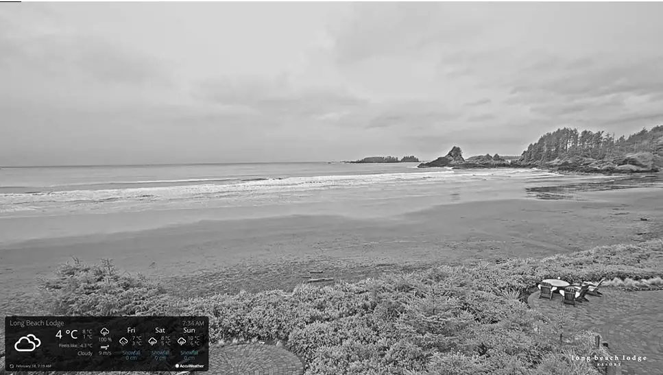 Webcam en direct de Tofino, Colombie-Britannique, Canada