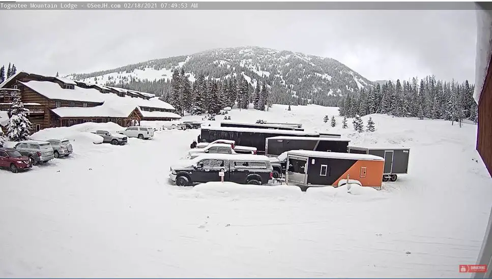 Webcam en direct de Togwotee Mountain Lodge, Wyoming, USA