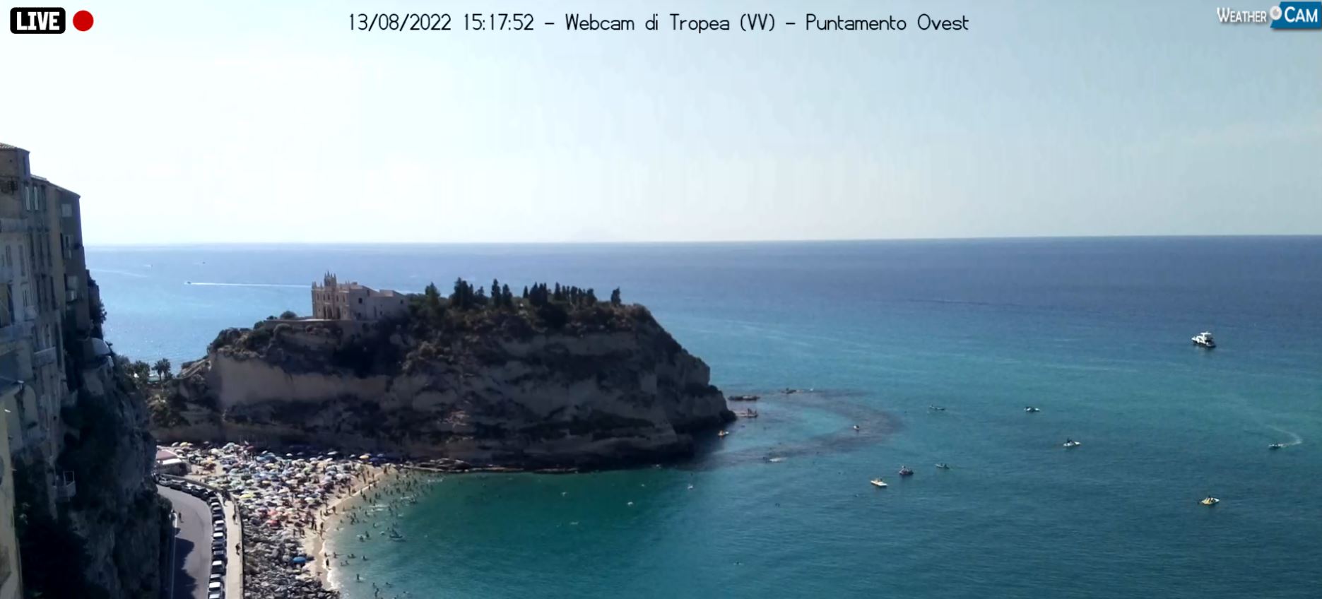 Webcam en direct de Tropea, Calabre, Italie