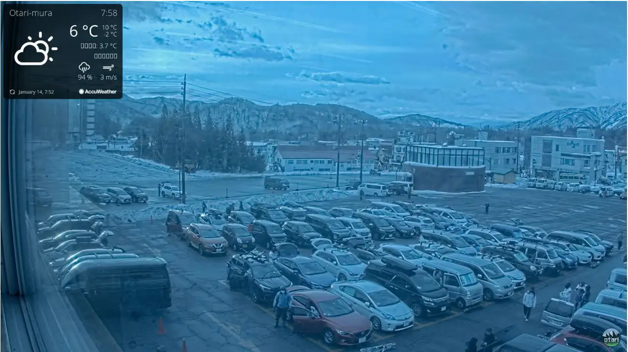 Webcam en direct de Otari - Tsugaike, Nagano, Japon