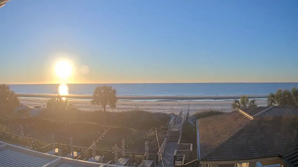 Webcam en direct de tybee Island, Georgie, USA
