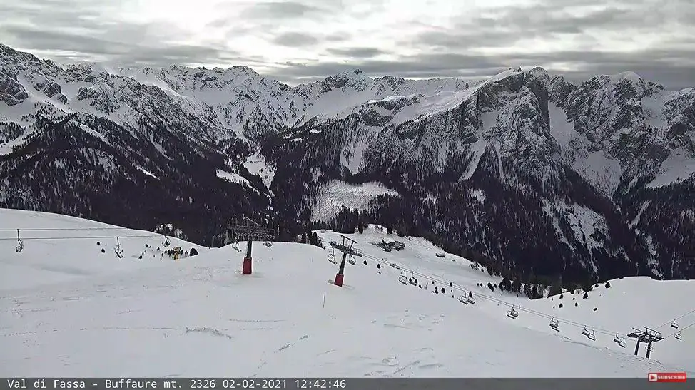 Webcam en direct de Val di Fassa - Buffaure, Dolomites, Italie