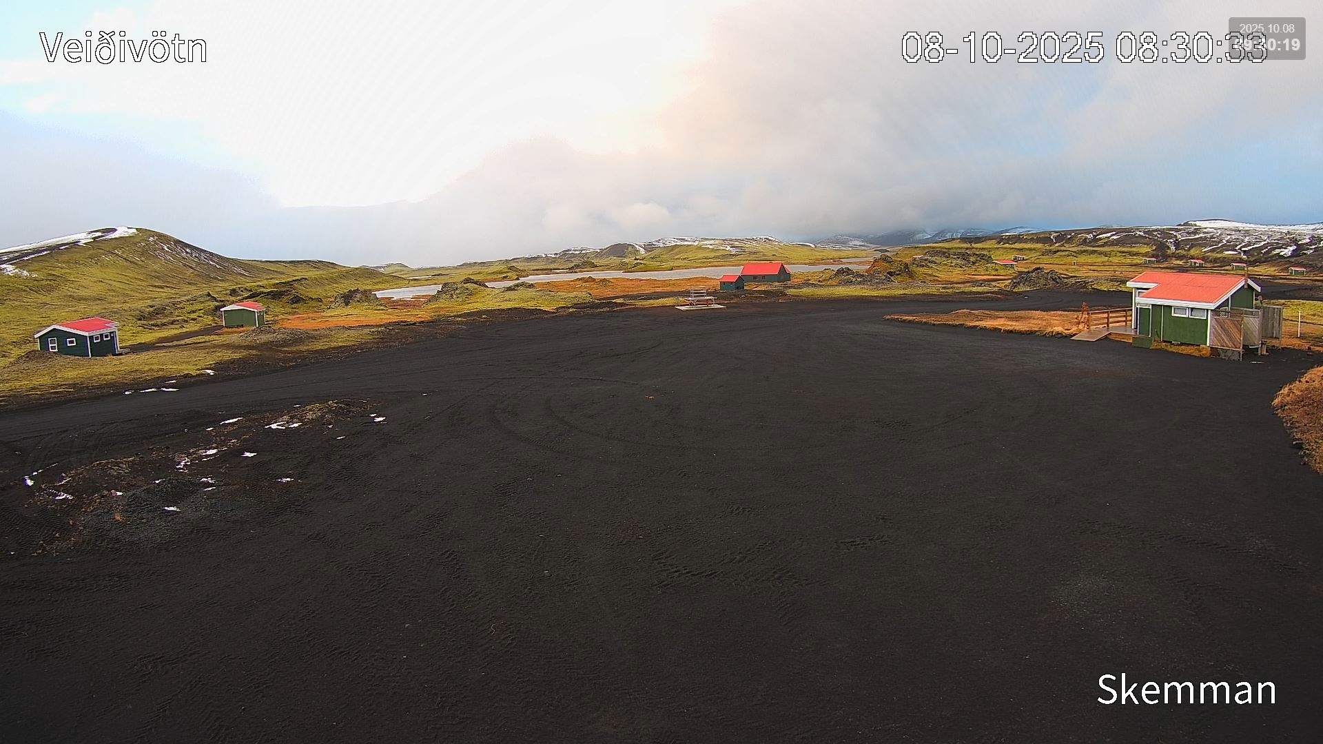 Webcam en direct de Veiðivötn, Suðurland, Islande