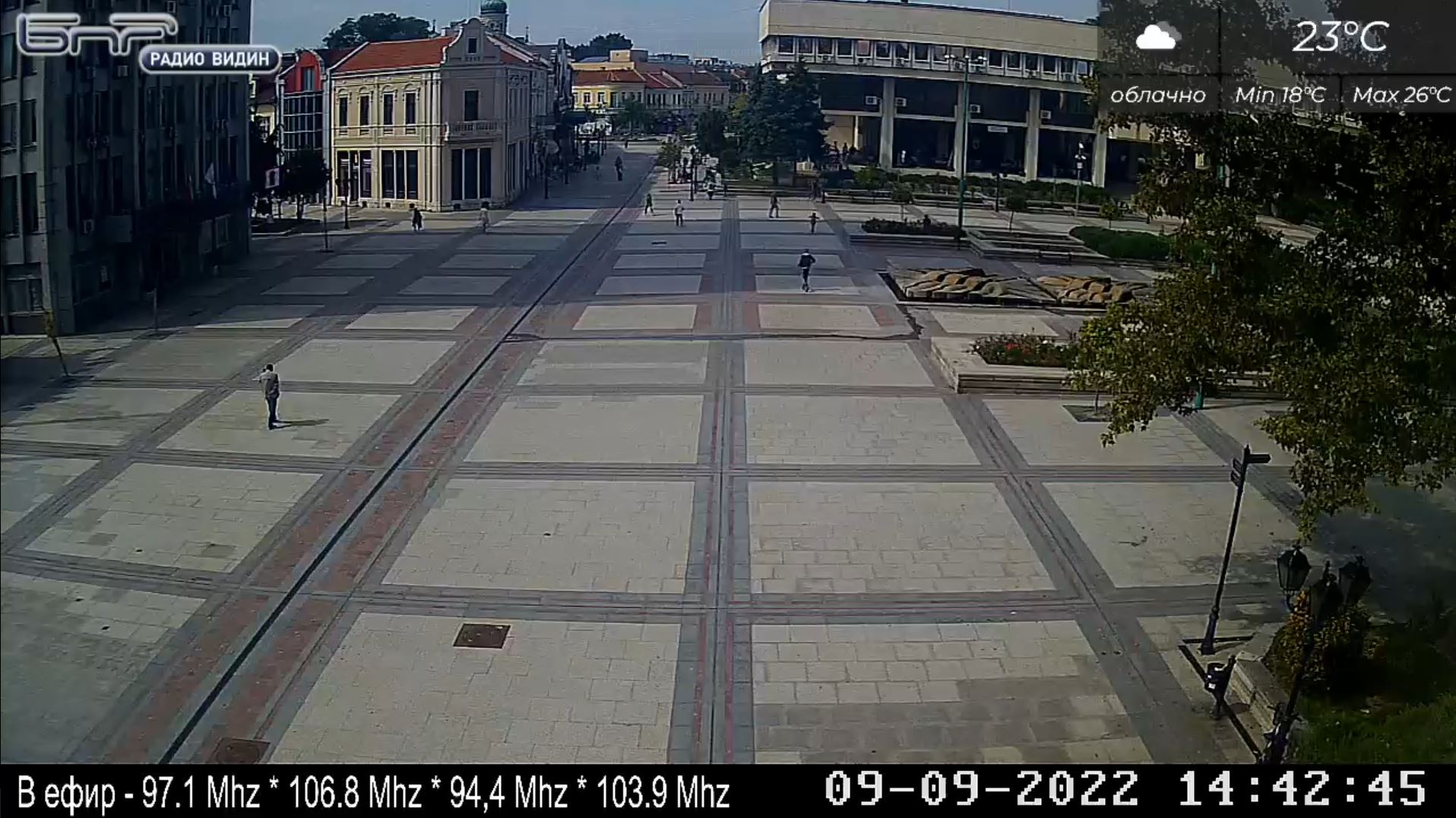 Webcam en direct de Vidin, Vidin, Bulgarie