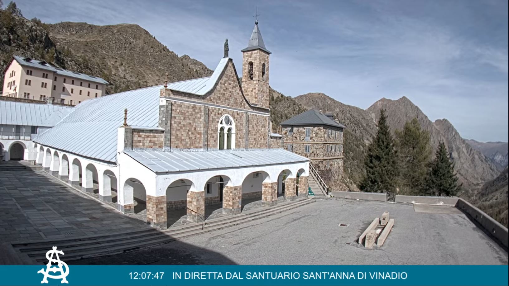 Webcam en direct de Vinadio, Piémont, Italie