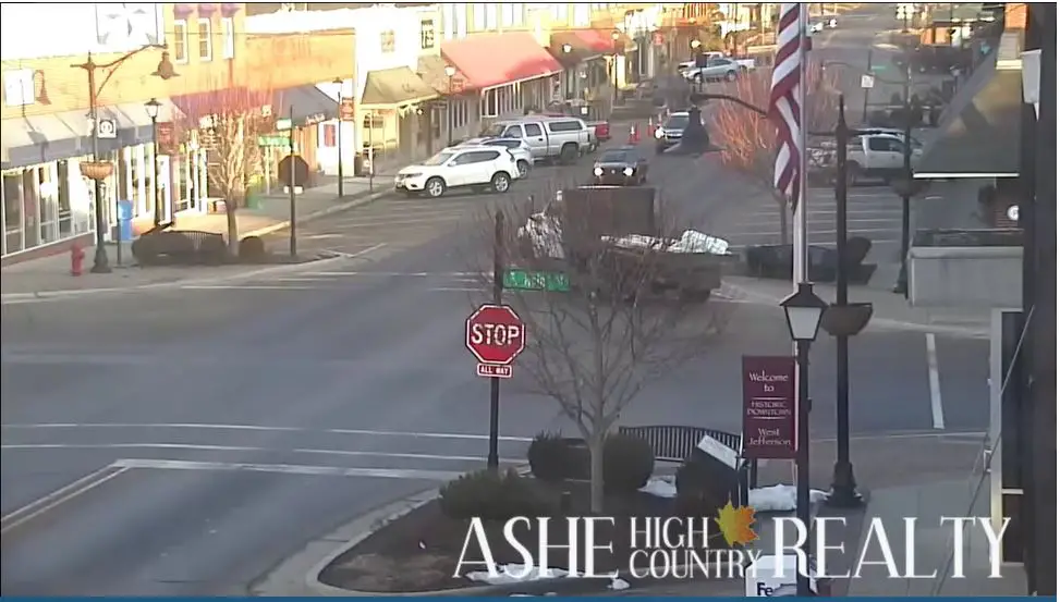 Webcam en direct de West Jeffersson, Caroline du Nord, USA