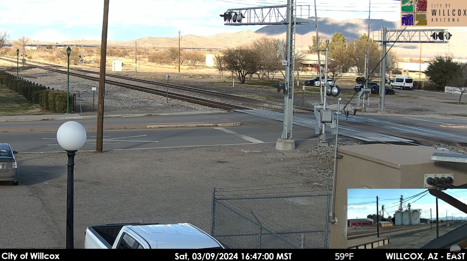 Webcam en direct de Willcox, Arizona, USA
