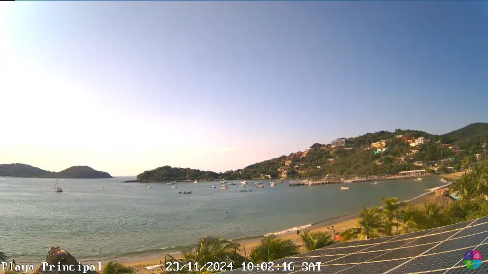 Webcam en direct de Zihuatanejo, Etat de Guerrero, Mexique