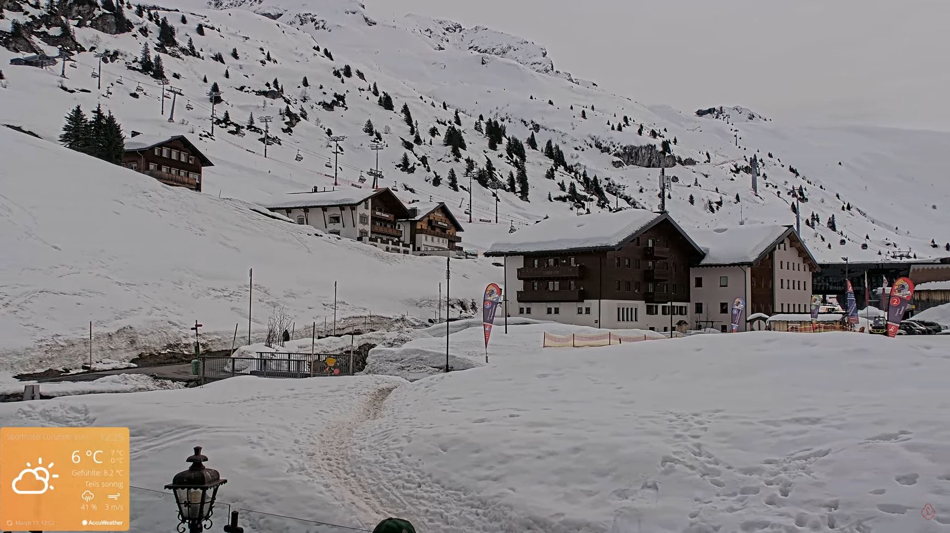 Webcam en direct de Zurs, Voralberg, Autriche